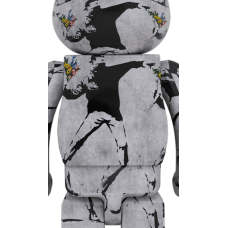 Bearbrick Banksy Flower Bomber 1000%