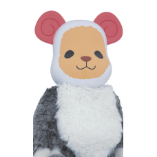 Bearbrick Fragment Reverse Model 400% Grey