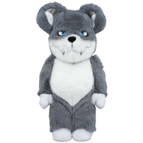 Оригинальная фигурка Bearbrick Fragment Reverse Model 400% Grey - 28см