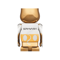 Bearbrick x Sorayama Future Mickey 100% & 400% Set Silver/Gold