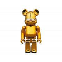 Bearbrick Garfield 100% & 400% Set Gold Chrome Ver.
