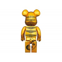 Bearbrick Garfield 100% & 400% Set Gold Chrome Ver.