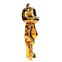 Bearbrick Garfield 100% & 400% Set Gold Chrome Ver.