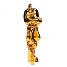 Bearbrick Garfield 100% & 400% Set Gold Chrome Ver.