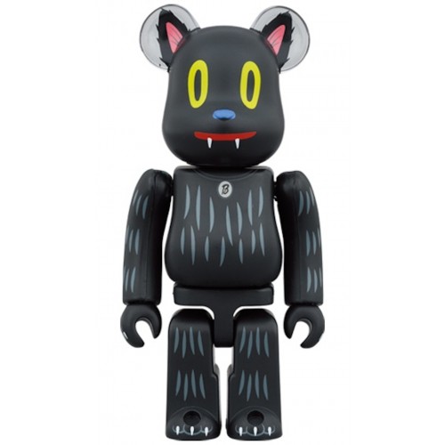 Оригинальный набор фигурок Bearbrick Gary Baseman (Blackie the Cat) (2G Exclusive) 100% & 400% Set - 7см и 28см