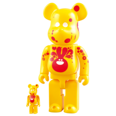 Набор фигурок (7см и 28см) Bearbrick Genevie`ve Gauckler 100% & 400% Set Yellow