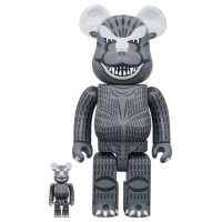 Набор фигурок (7см и 28см) Bearbrick Godzilla (1954) 100% & 400% Set