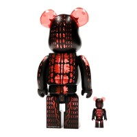 Bearbrick Godzilla VS Destoroyah version Godzilla (Meltdown) 100% & 400% Set Clear Orange Ver.