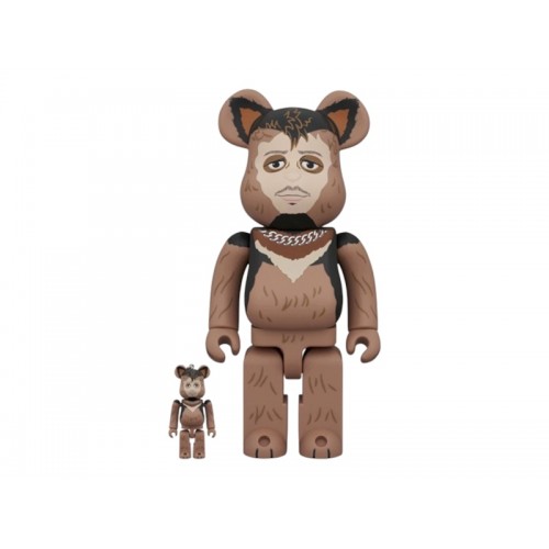 Набор из двух фигурок Bearbrick Gosh!! Oliver the Dog 100% & 400% Set - 7см и 28см.