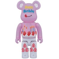 Фигурка (28см) Bearbrick Greeting Birthday PLUS 400% Pink