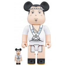 Набор фигурок (7см и 28см) Bearbrick Hakatakko Junjou 100% & 400% Set