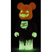 Bearbrick Halloween 2009 (Glow In The Dark) 400% Black