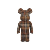 Bearbrick Harris Tweed Hebrides Brown 1000%