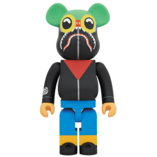 Большая фигурка (70см) Bearbrick Hebru Brantley x Social Status 1000% Multi