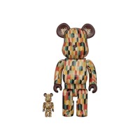 Bearbrick Hexagonal Parquet 100% & 400% Set