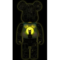 Bearbrick Hikari Bambi Night Sky Cat (Glow) 400%