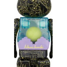 Bearbrick Hikari Bambi Night Sky Cat (Glow) 400%