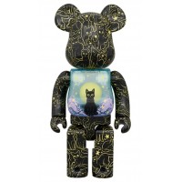 Bearbrick Hikari Bambi Night Sky Cat (Glow) 400%