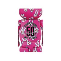 Bearbrick Hitohata Rabbit (Kiyoshiro Imawano 50th Celebration) 1000% Pink