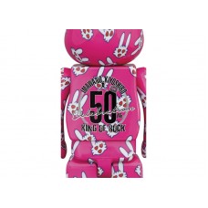 Bearbrick Hitohata Rabbit (Kiyoshiro Imawano 50th Celebration) 1000% Pink