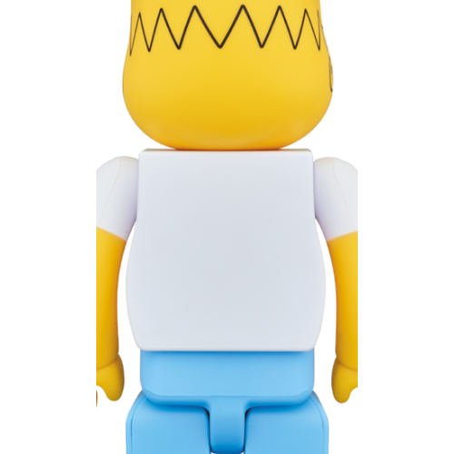 Оригинальная фигурка Bearbrick Homer Simpson 400% Yellow - 28см