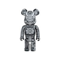 Большая фигурка (70см) Bearbrick HR GIGER 1000% Black Chrome
