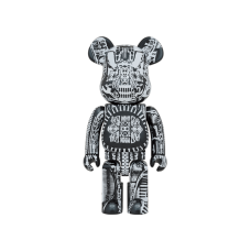 Большая фигурка (70см) Bearbrick HR GIGER 1000% Black Chrome