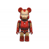 Bearbrick Iron Man Mark III 100% & 400% Set