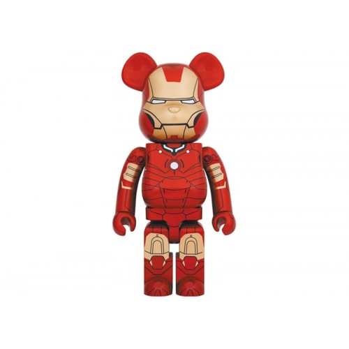 Оригинальная большая фигурка Bearbrick Iron Man Mark III 1000% - 70см