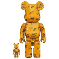 Набор фигурок (7см и 28см) Bearbrick Ito Jakuchu (Hundred Flowers) 100% & 400% Set