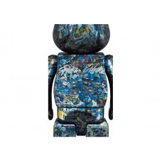Bearbrick Jackson Pollock Studio 100% & 400% Set Chrome Ver.