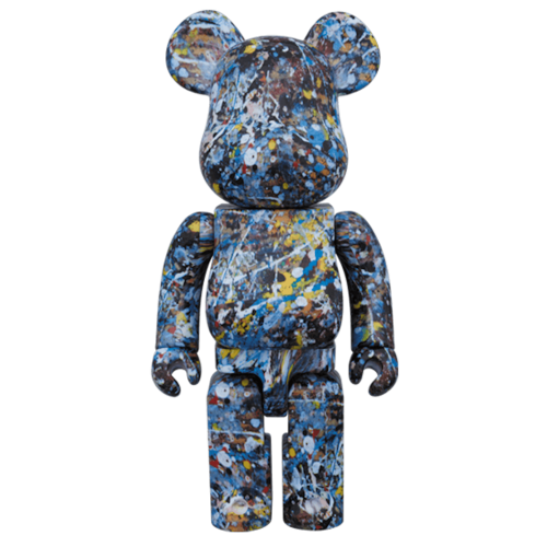 Оригинальная фигурка Bearbrick Jackson Pollock Studio 400% Multi - 28см
