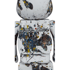 Набор фигурок (7см и 28см) Bearbrick Jackson Pollock Studio (Splash) 100% & 400% Set