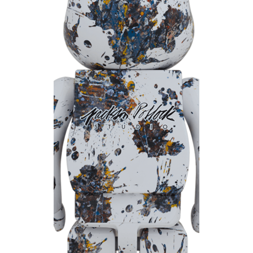 Оригинальная большая фигурка Bearbrick Jackson Pollock Studio (Splash) 1000% - 70см