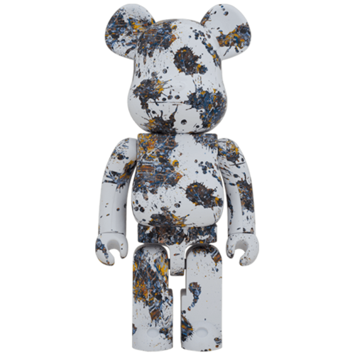 Оригинальная большая фигурка Bearbrick Jackson Pollock Studio (Splash) 1000% - 70см