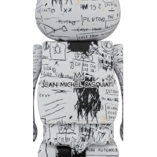 Bearbrick Jean-Michel Basquiat 3 100% & 400% Set White
