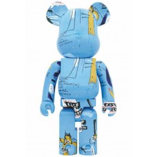 Большая фигурка (70см) Bearbrick Jean-Michel Basquiat #4 1000% Blue