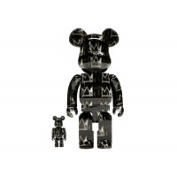 Набор фигурок (7см и 28см) Bearbrick Jean-Michel Basquiat #8 100% & 400% Set