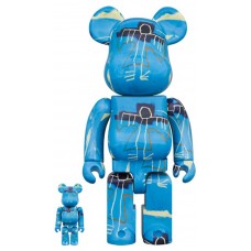 Набор фигурок (7см и 28см) Bearbrick Jean-Michel Basquiat #9 100% & 400% Set