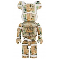 Большая фигурка (70см) Bearbrick Jean-Michel Basquiat (King Pleasure) 1000%