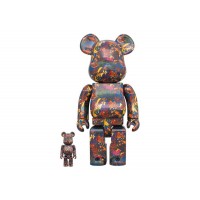 Набор фигурок (7см и 28см) Bearbrick Jimmy Onishi (Jungle Song) 100% & 400% Set