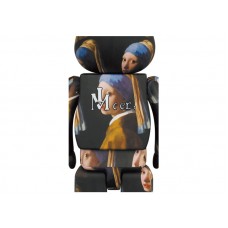 Набор фигурок (7см и 28см) Bearbrick Johannes Vermeer (Girl with a Pearl Earring) 100% & 400% Set