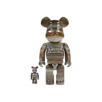 Набор фигурок (7см и 28см) Bearbrick Jupiter 100% & 400% Set