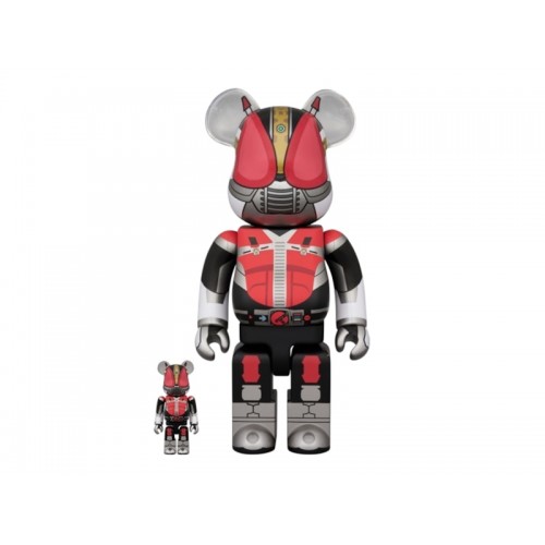 Набор из двух фигурок Bearbrick Kamen Rider Den-O Sword Form 100% & 400% Set - 7см и 28см.