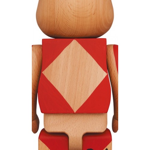 Оригинальная фигурка Bearbrick Karimoku Daruma San 400% Silver - 28см