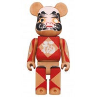 Bearbrick Karimoku Daruma San 400% Silver