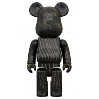 Фигурка (28см) Bearbrick Karimoku Floating 400% Black/Gold