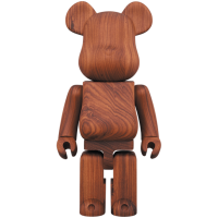 Bearbrick Karimoku Paorosa 400% Wood