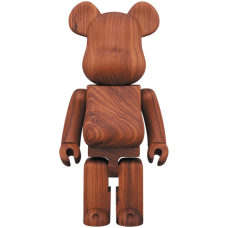 Фигурка (28см) Bearbrick Karimoku Paorosa 400% Wood