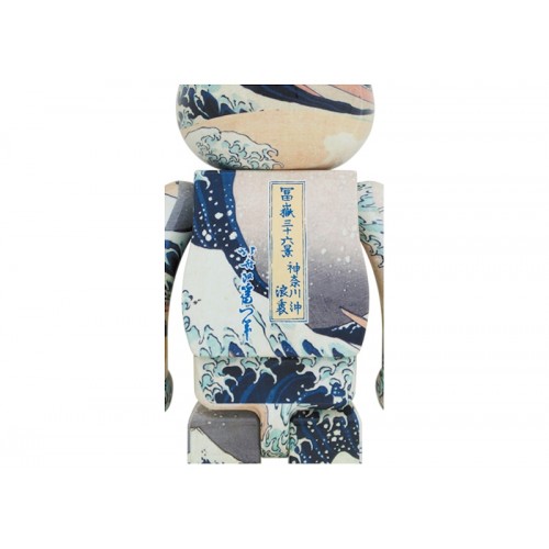 Оригинальная большая фигурка Bearbrick Katsushika Hokusai (Kanagawa Okinami Ura) 1000% - 70см
